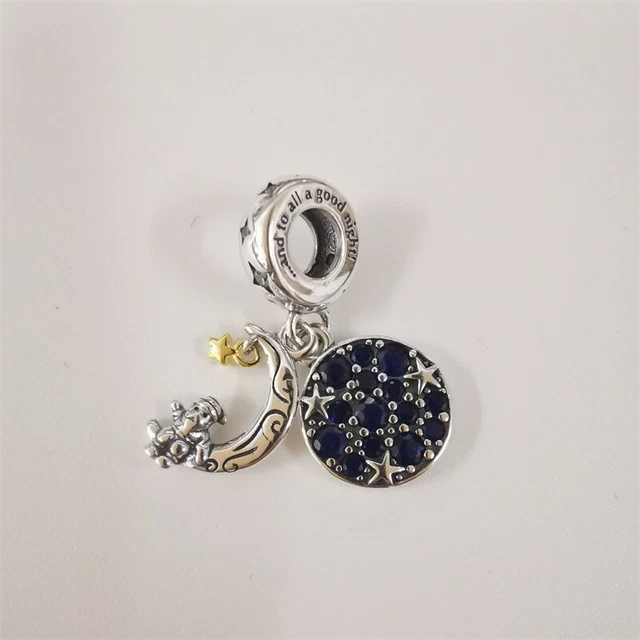 pendant PANDORA Santa Claus on the moon silver Charm