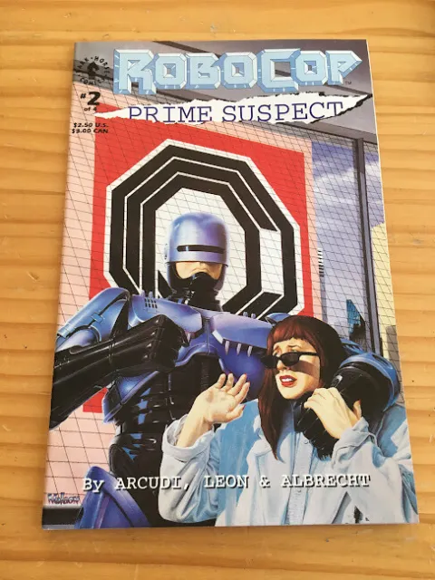 Robocop Prime Suspect # 2 Very Fine  1992 Dark Horse Comics