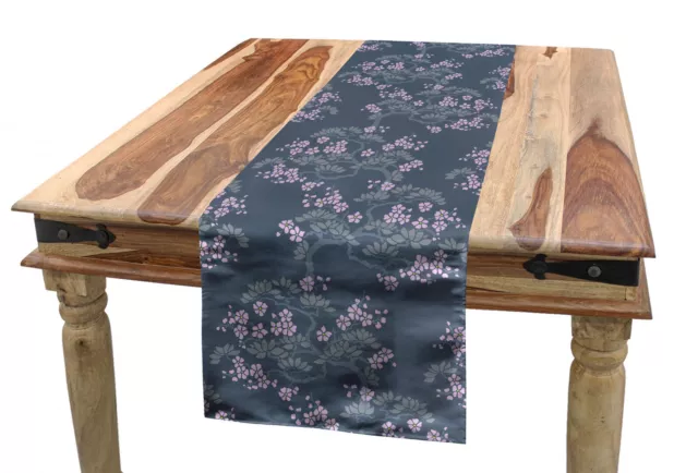 Feuille Chemin de Table Fleurs de prune japonaise