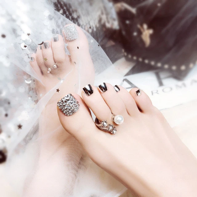 24 pz/set manicure donna unghie finte