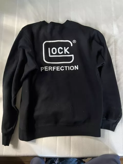 Glock Perfection Pullover Sweatshirt Men’s MED Black Weapons