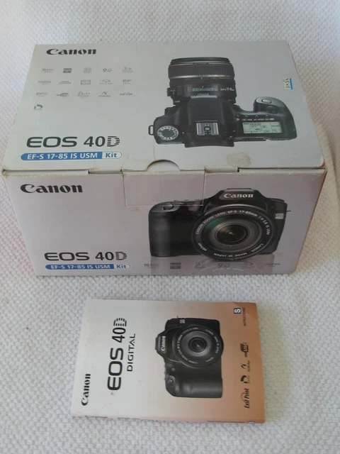 CANON EOS 40D Camera Body  Kit *BOX ONLY* NO CONTENT EMPTY BOX Instructions