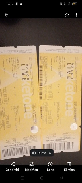 Biglietti Vasco Rossi Salerno