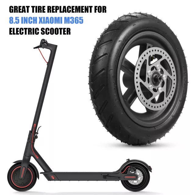 Electric Scooter Rear Tire with Wheel Hub Disc Brake Set 8.5 inches Wheel s E7D1