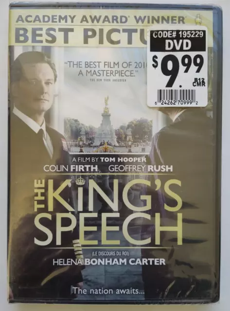 The Kings Speech (DVD, 2011)