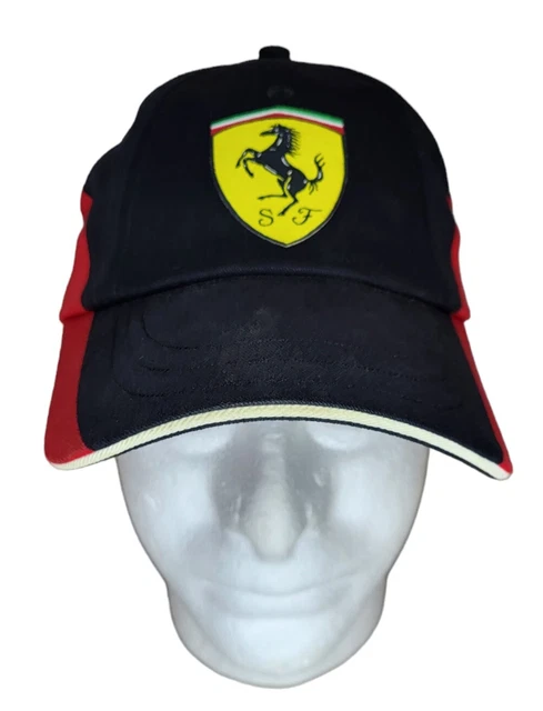 FERRARI Scuderia RACE Formula F1 Black/Red Baseball Sytle Hat