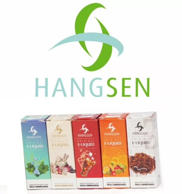 Hangsen E Liquid  10 X 10ml Juice 3mg 6mg 12mg 18mg E cig 70/30 PG/VG TPD