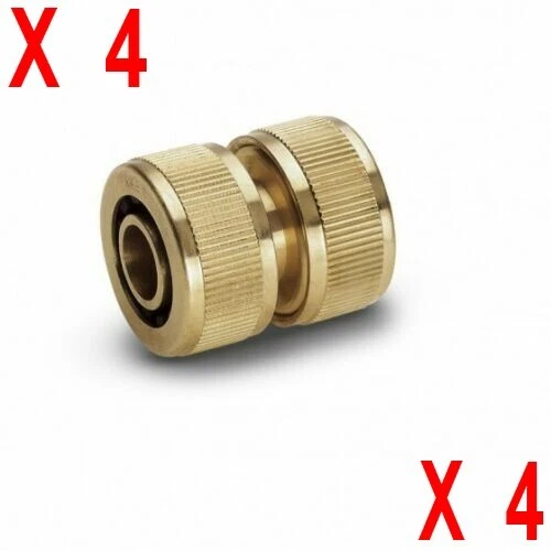 Lot De 6 Raccords Tuyau 19mm 3/4" Double Connecteur Pour Tuyau D'Arrosage - Kit Jardin Robuste