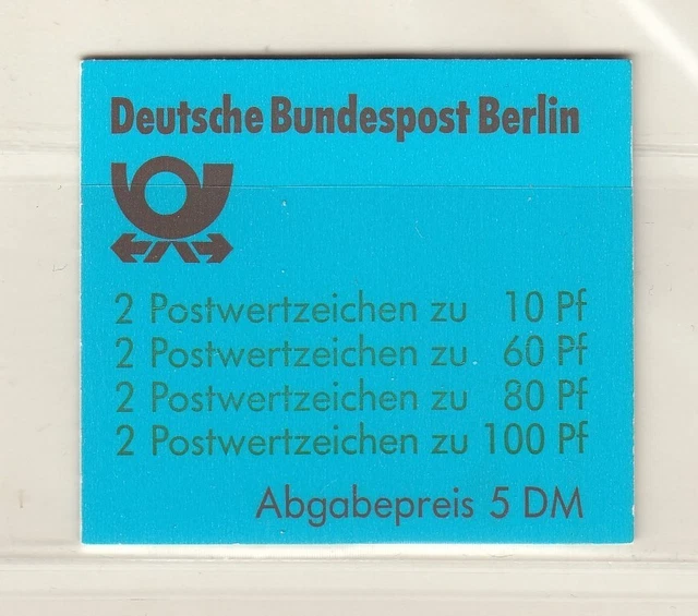 Berlin: 1 Markenheftchen Nr. 15 postfrisch!    (22)