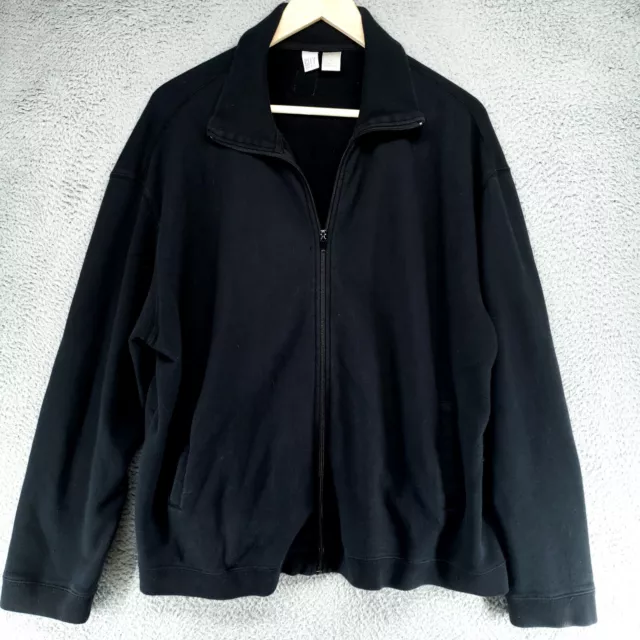 DKNY 1/4 ZIP SWEATER Large Black Mock Collar Long Sleeve Sweatshirt $23 ...