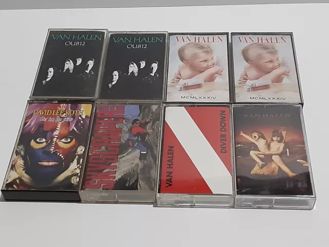 Vintage Van Halen Cassette Lot