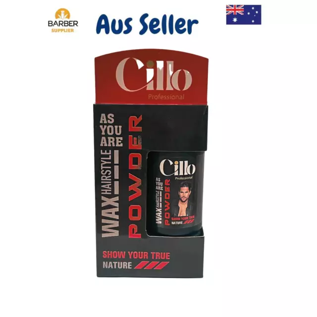 Cillo Hair Styling Powder Dust Flexible Hold Natural Finish BARBER SALON 20gr