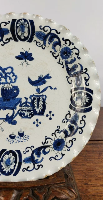 A Late 17th - Early 18th Century Delft Stand. 3