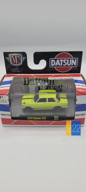 M2 Machines Auto-Thentics R64 1970 DATSUN 510 TWO DOOR W/DISPLAY CASE M2 Machines Auto-Thentics R64 1970 DATSUN 510 TWO DOOR W/DISPLAY CASE