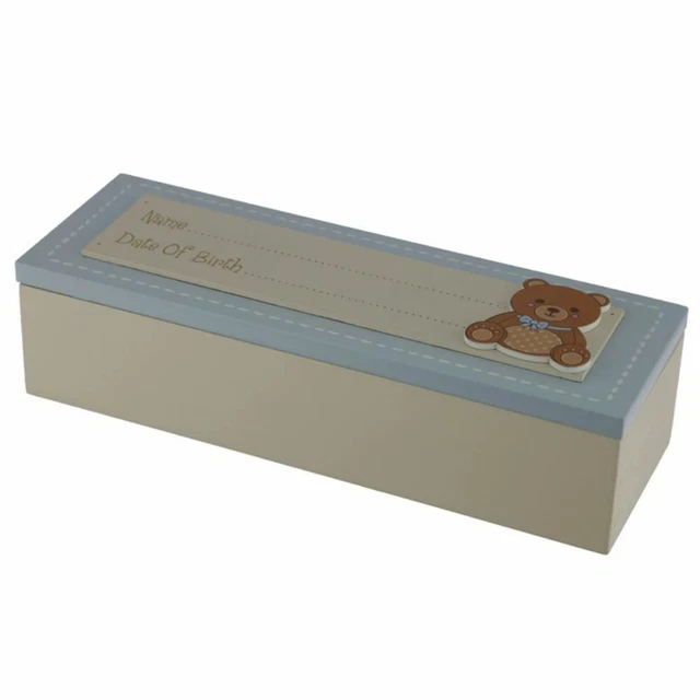 Date De Naissance Bois Bébé Garçon Souvenir Boîte,Cadeau/Cadeau/Jersey