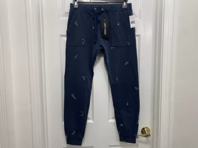 ✅New ✅Driftwood ✅ Women’s✅Blue ✅Floral ✅Free People ✅Joggers ✅Sweatpants ✅Size M