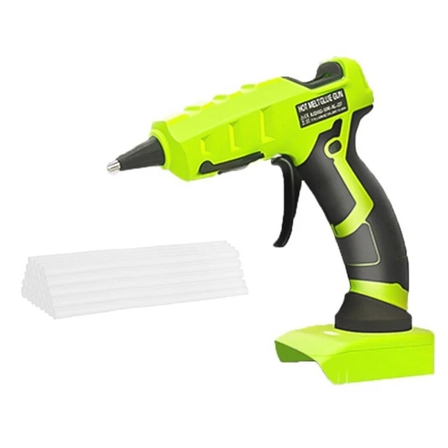 Cordless Hot Melt Glue- for 18V Battery with 20 Sticks Electri A4D9