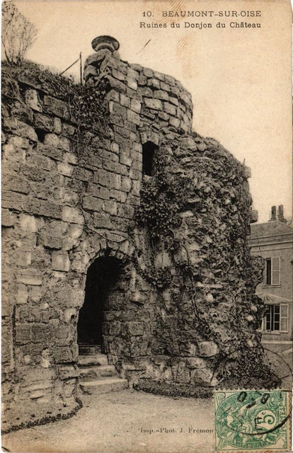CPA Beaumont s Oise Ruines du Donjon du Chateau FRANCE (1309446)