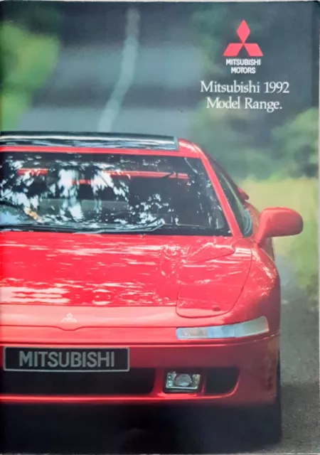 Mitsubishi Motors range Brochure 1992