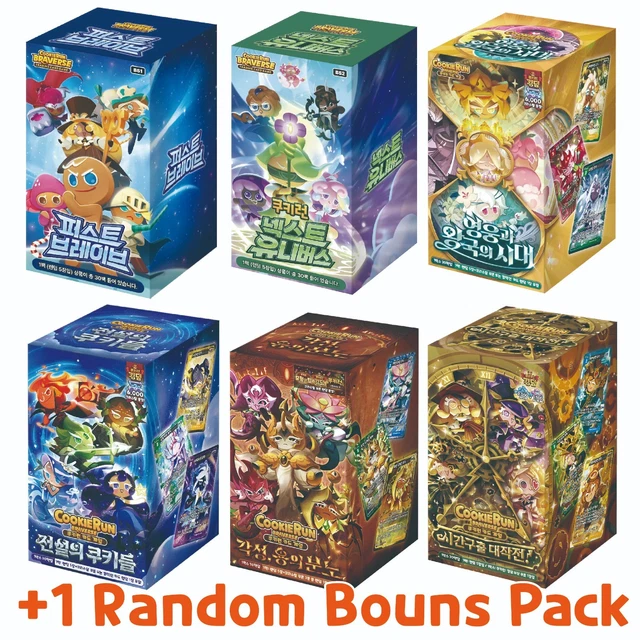cookie run booster box Cookie Run Braverse The Age of Heroes and Kingdom Booster Pack Box Vol –  Pokioh main image 1