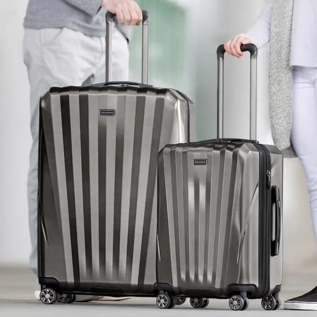 Ricardo Windsor 2-Piece Hardside Luggage Set Travel Organization