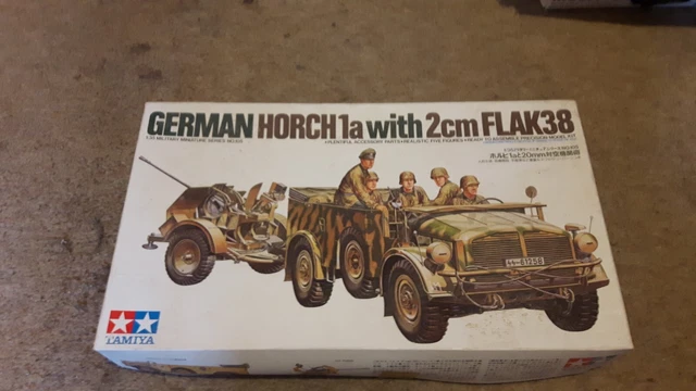 TAMIYA 1/35 HORCH 1a 2CM FLAK 38. Complete, unstarted. £46.00 - PicClick UK