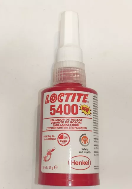 Sellador Líquido de Roscas Loctite.