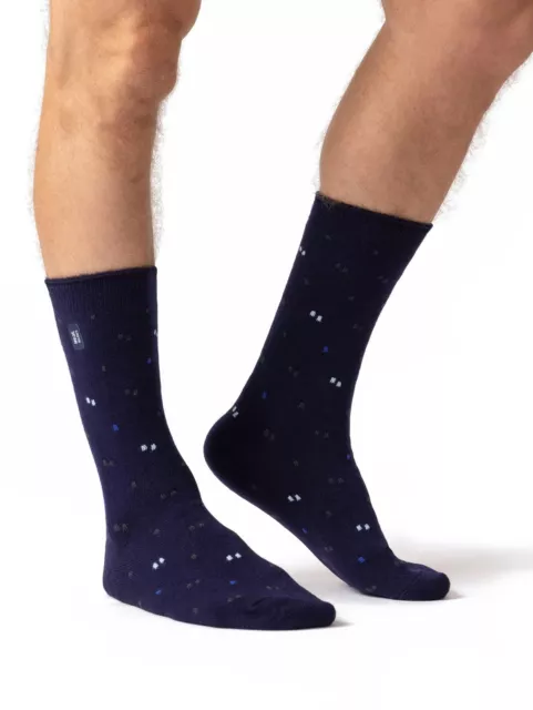 HEAT HOLDERS Ultimate Ultra Lite Thermal Socks - Men's Suits Pattern