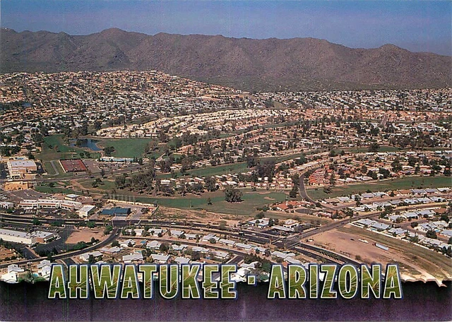Postcard Aerial View Ahwatukee Foothills, Arizona