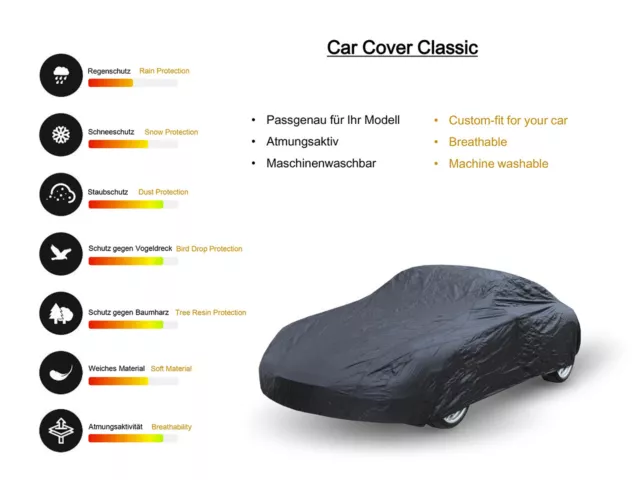 Car Cover Autoabdeckung für Ford Mustang V, Shelby GT500 2