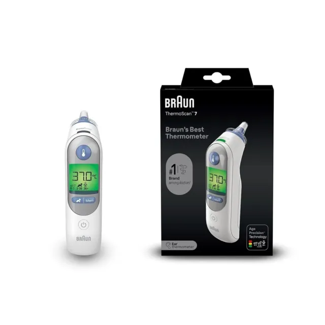 *New*   Braun Thermoscan 7 Ear Thermometer Age Preciscion Filter Irt6520 Rrp£49 2