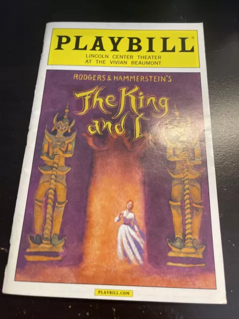 The King and I the Musical Original Broadway Playbill