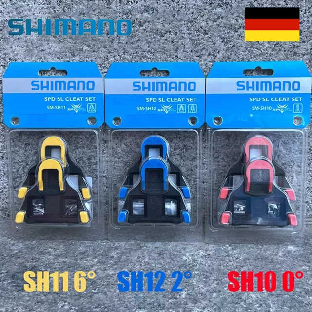 Shimano SPD SL SM SH10 SH11 SH12 Fahrrad Pedale Cleatset Rennrad Cleats 0/2/6°