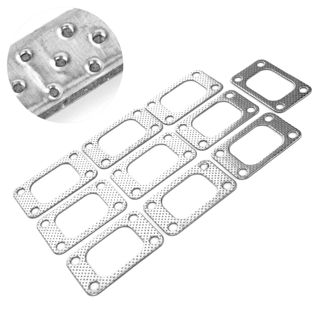 Pièce Remplacement Direct Performance Jeffergarden 10 Pièces T3 T34 T35 T38 GT35 GT35R Turbo Collecteur D Turbo 10 Pieces Joint En Acier Inoxydable Pour Boulons T3 T34 T35 T38 Gt35 Gt35r Turbo