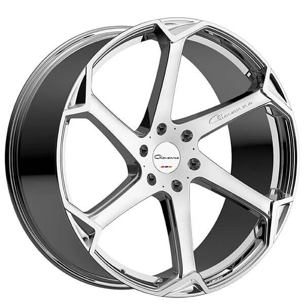 26" Giovanna Wheels Dalar-X Chrome Rims