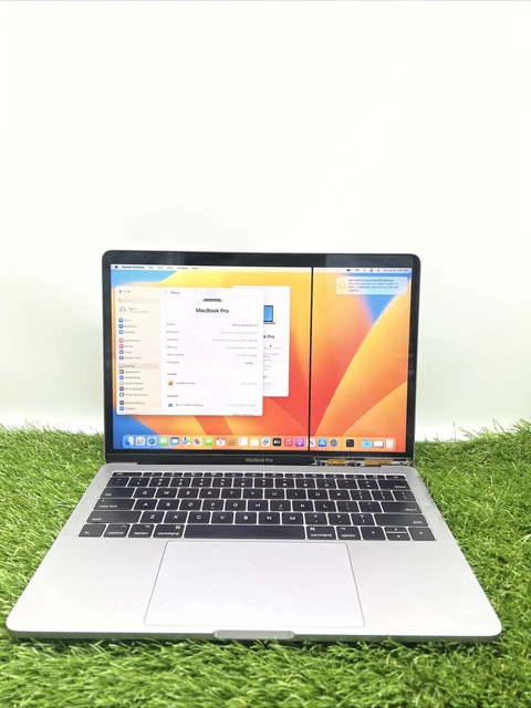 Apple air macbook pro 2017 13"(i5-7300U@2.30Ghz/8GB RAM/128GB SSD/Ventura)READ