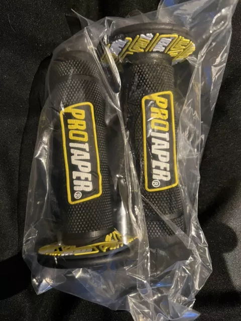 Pro taper grips Yellow Mx Handlebar Motorcross Motocross Enduro Universal