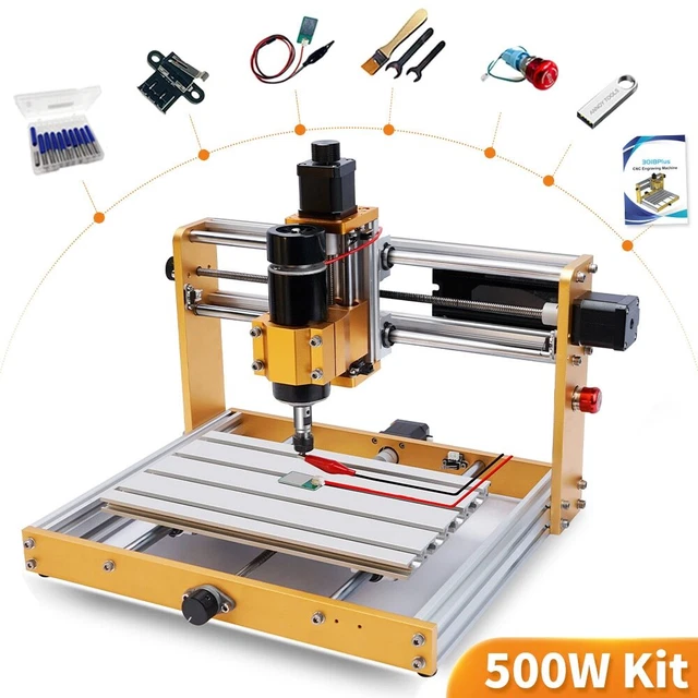 CNC ROUTER 3018Plus Full Metal 500W Spindle Kit DIY MILLING CUTTING MACHINE KIT