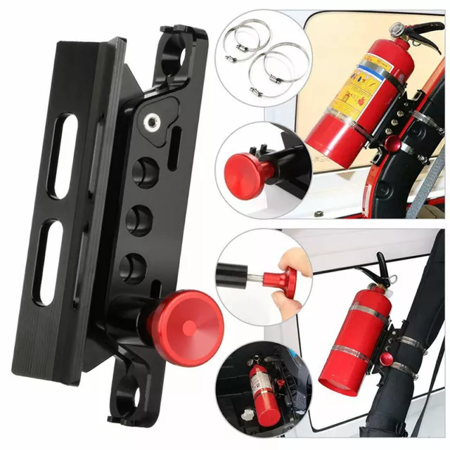 Car Fire Extinguisher Holder Mount Bracket Adjustable For Jeep Wrangler 07-21