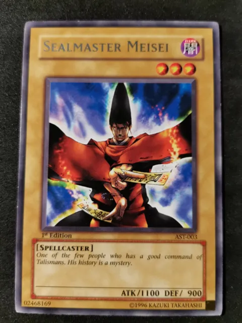 MP YUGIOH SEALMASTER MEISEI 1st Edition Rare AST-003