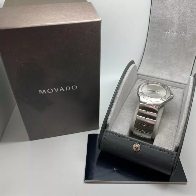 Vintage Movado Sports Edition 84.G1.1892 Orologio da polso al quarzo con scatola