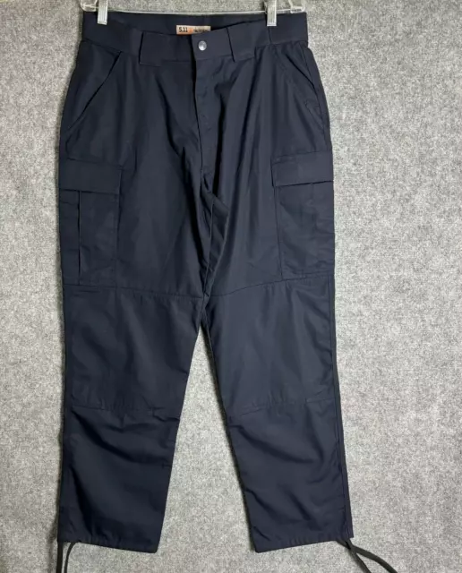 5.11 Tactical Series Taclite TDU Pants Men's Large Navy Blue Relaxed Cargo 74280