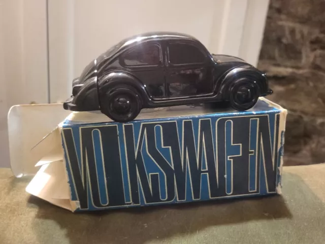 Vintage Avon Volkswagen Spicy Beetle Glass Car Aftershave 120cc Full Boxed