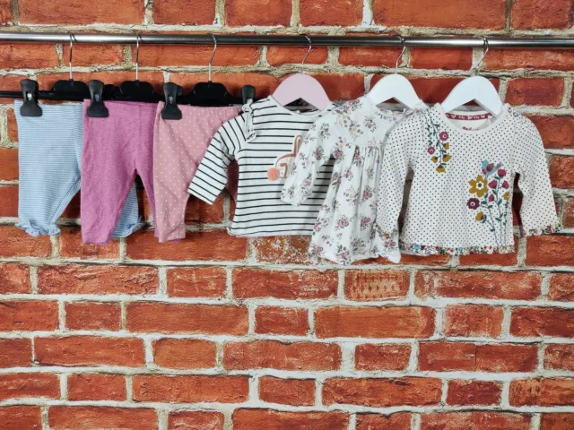 Baby Girl Bundle Age 0-3 Months Next Tu Leggings Top T-Shirt Blouse Floral 62Cm
