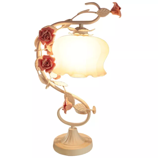 Rose Form Schreibtischlampe Tischlampe Nachttischlampe Handgemachte Kerami Lampe