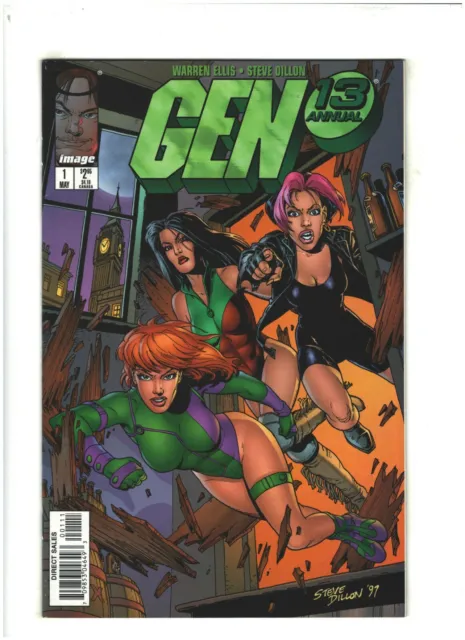Gen 13 Annual #1 VF+ 8.5 Image Comics 1997 Warren Ellis & Steve Dillon