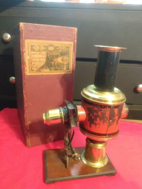 Magic Lantern  No. 377 By J. Schoenner Made in Germany Cira 1880