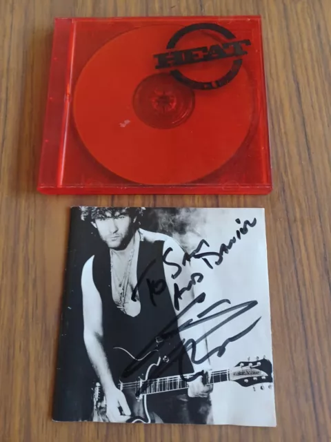 JIMMY BARNES Signed Heat CD 1993 Gold Disc, Translucent Red/Orange Jewel Case 2