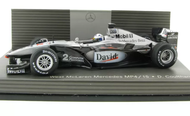 MINICHAMPS - F1 McLAREN Mercedes MP 4-15 D Coulthard 1:43 model Formel B66961911