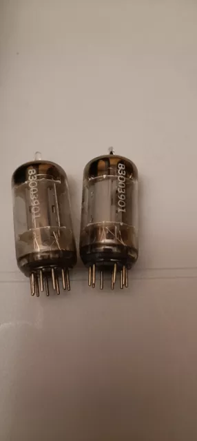 Matched pair Telefunken ECC83  12AX7  tubes NOS tested 2